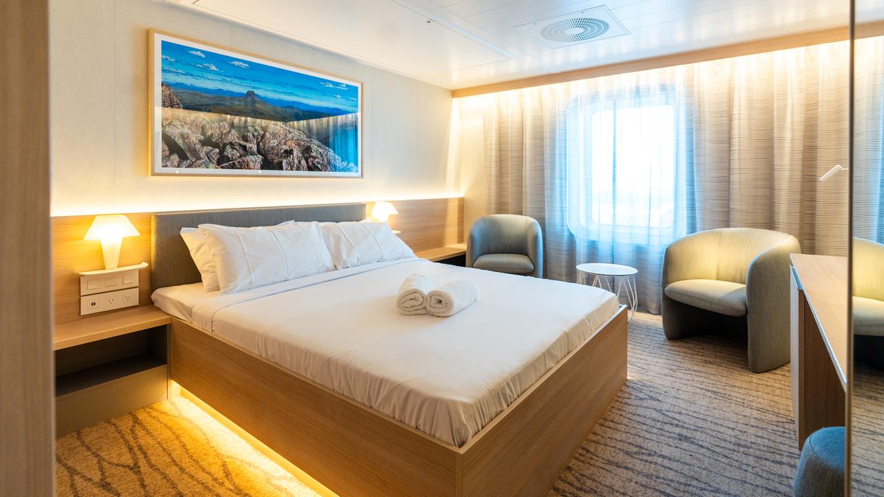 A cabin on one of the new Spirit of Tasmania
