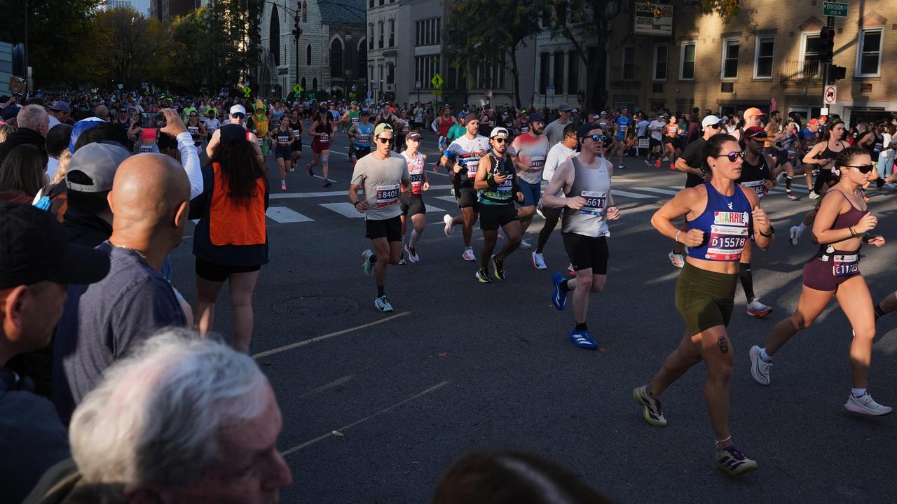 More than 55,000 athletes took part in this year's Chicago Marathon.