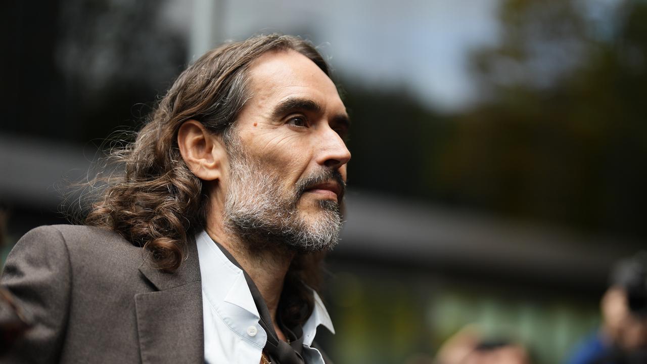 Russell Brand arrives at Southwark Crown Court, London