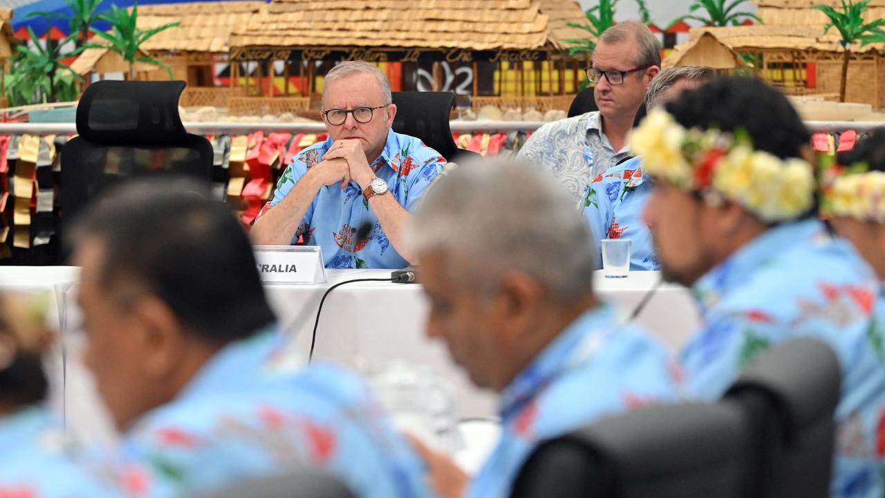 Anthony Albanese in Tuvalu