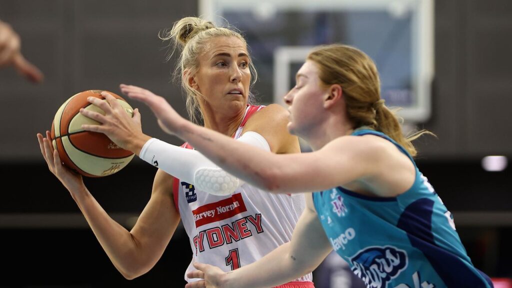 Lauren Nicholson scored 23 points to inspire the Flames to a dramatic WNBL win over the Flyers.
