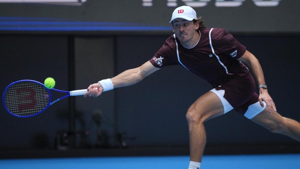 Alex de Minaur has been stretched to the limit before clinching a spot in the China Open quarters.

