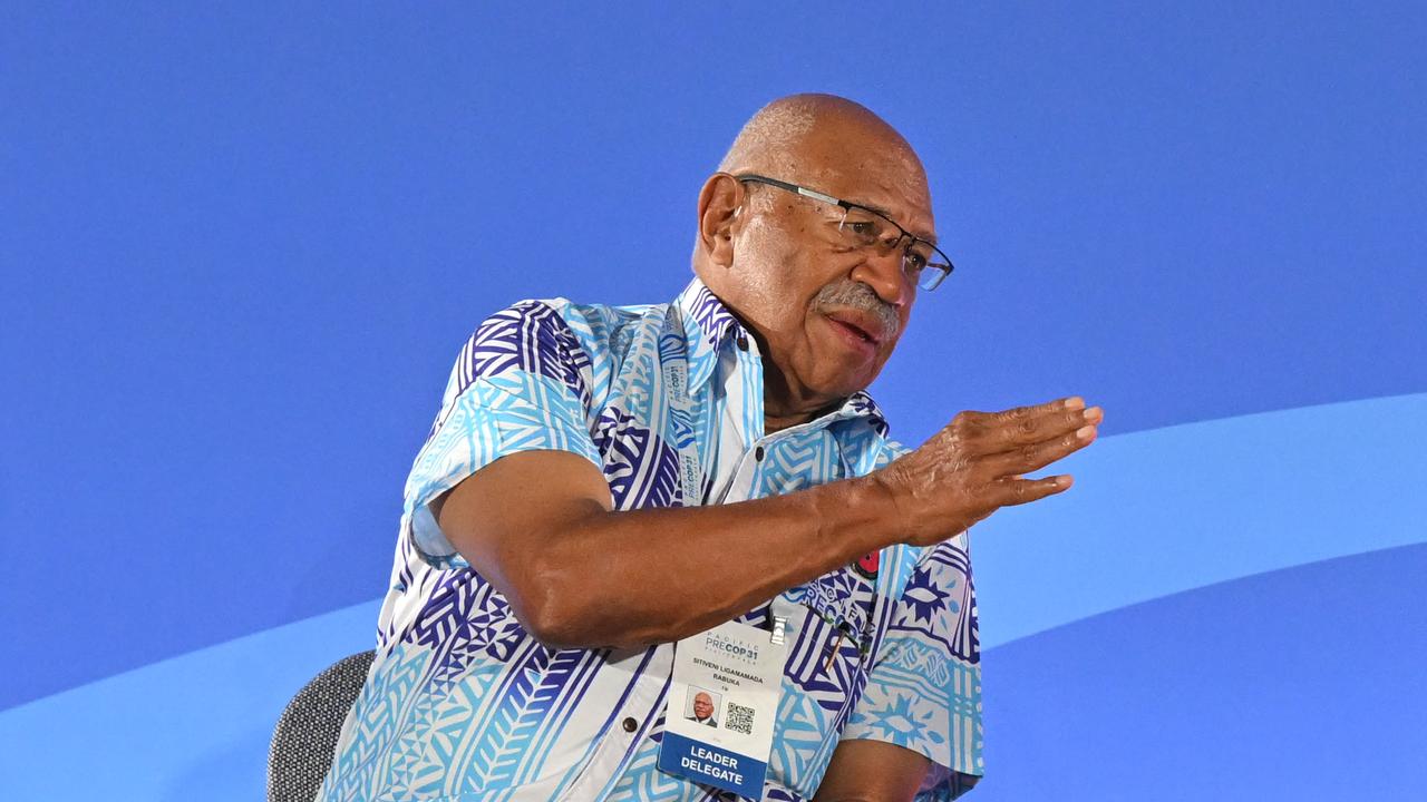 Fiji's Sitiveni Rabuka and Timor-Leste's Jose Ramos Horta