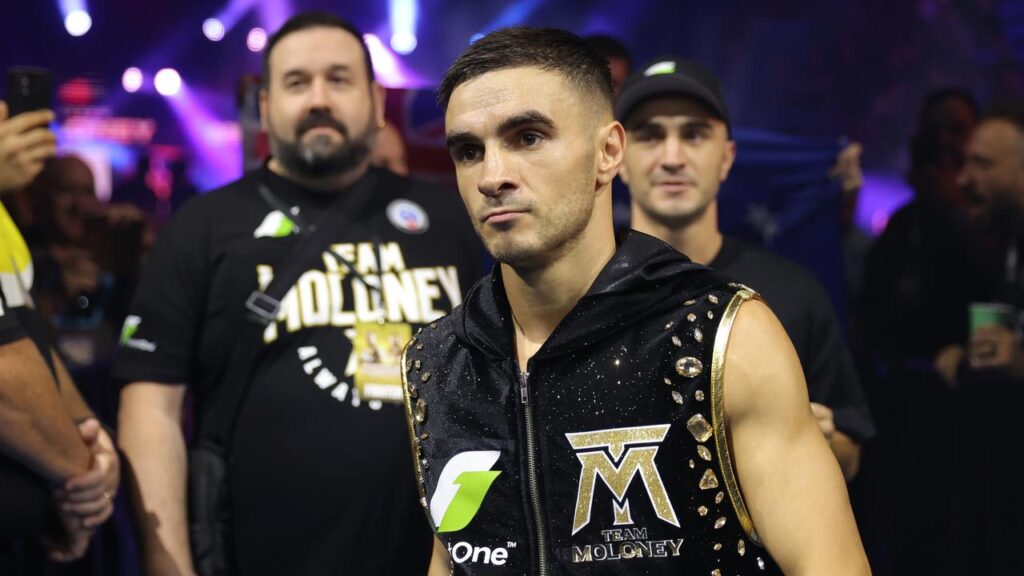 Andrew Moloney is eyeing off his next opponent and a possible title fight in Japan.
