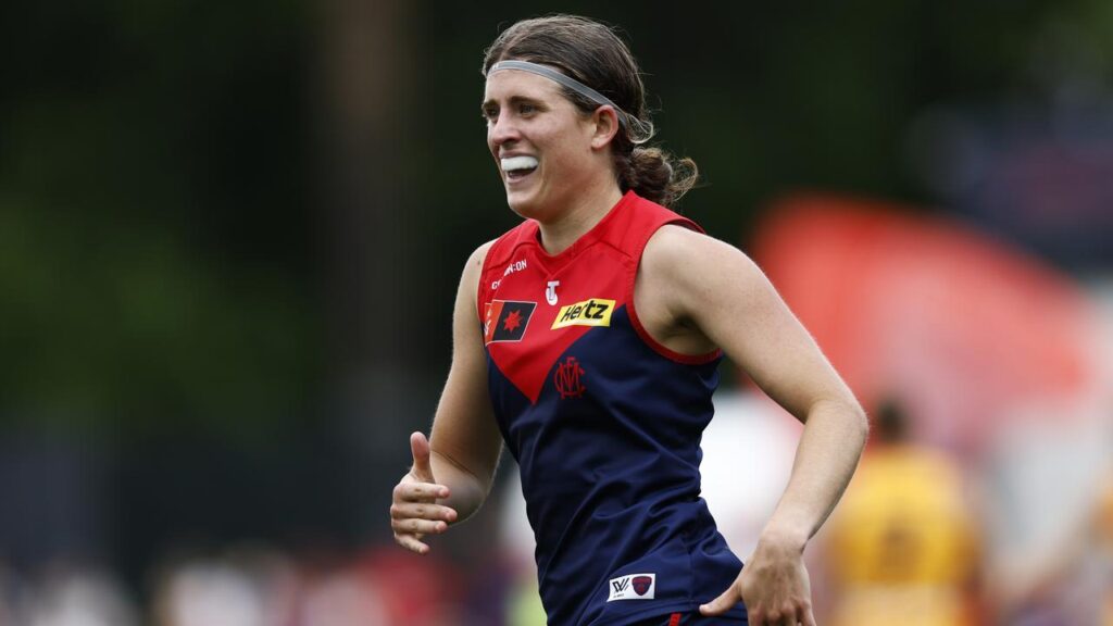 Ryleigh Wotherspoon kicked four goals as Melbourne crushed Richmond by 62 points in the AFLW.
