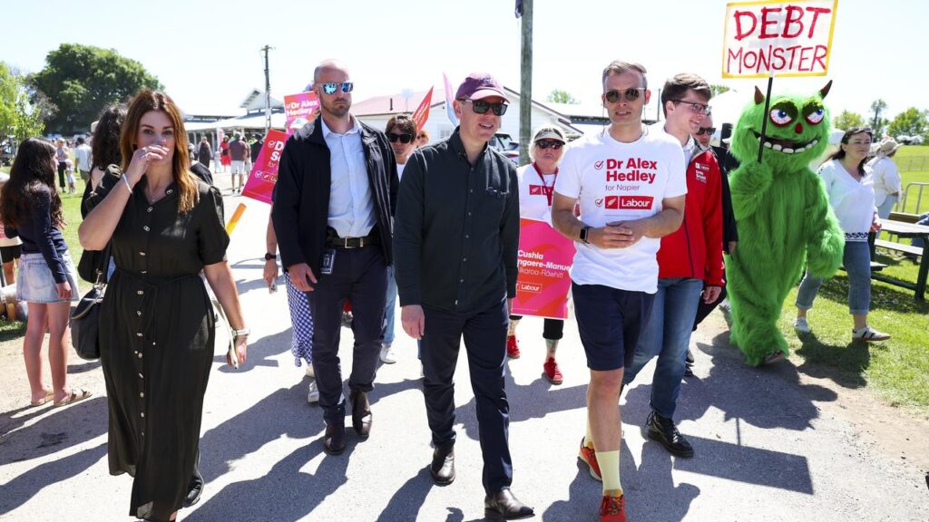 A trip to the Hawke’s Bay A&P included a tough announcement for Labour’s Chris Hipkins.
