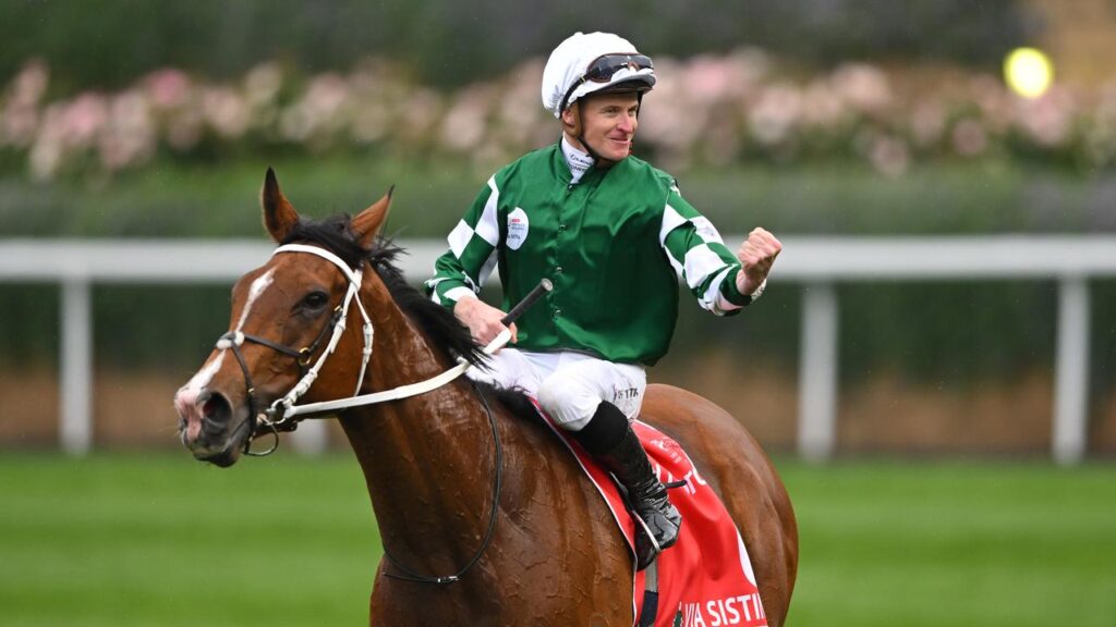 Jockey James McDonald is bidding for a fifth straight Cox Plate victory.
