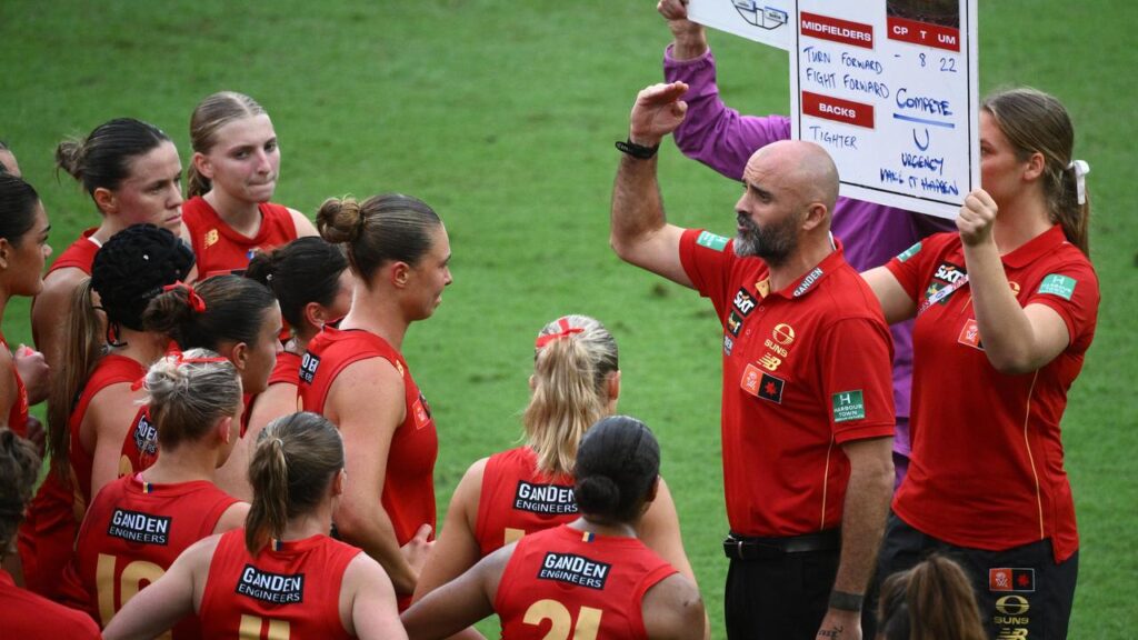 Gold Coast coach Rhyce Shaw was surprised Dekota Baron was forced out of their game on Saturday.
