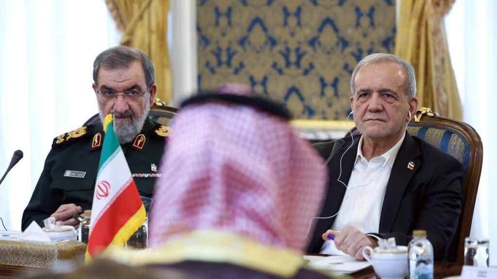 Iranian President Masoud Pezeshkian has met officials from Saudi Arabia, Turkey and Pakistan.
