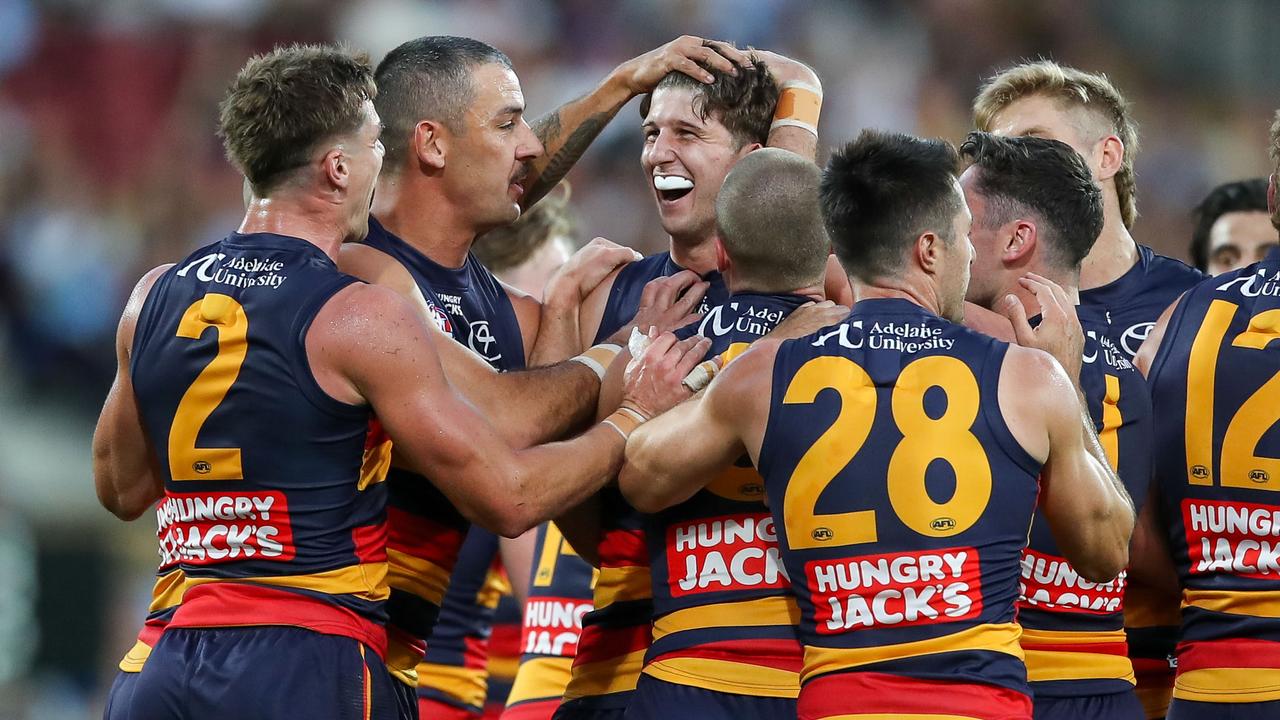 Jordon Butts was a central part of the Crows' defensive structure.