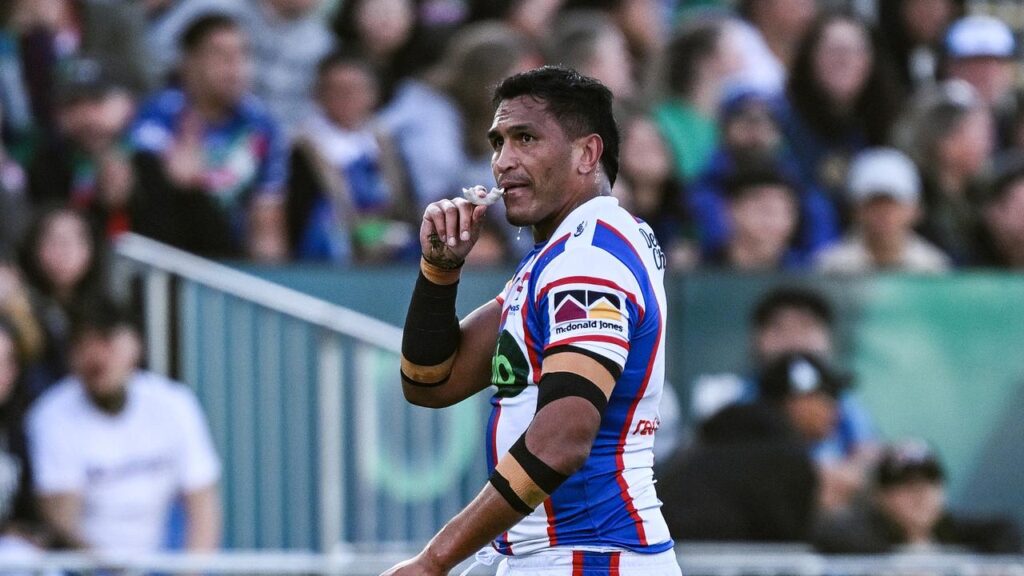 Newcastle prop Jacob Saifiti was named by Fiji for the World Cup after serving his NRL ban.
