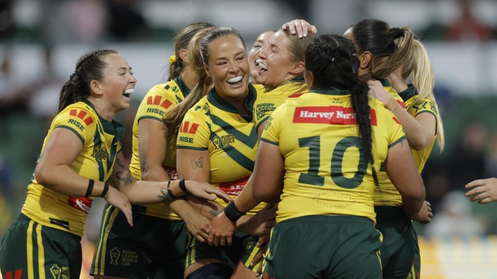 The Jillaroos have yet to concede a point in posting two crushing World Cup victories.

