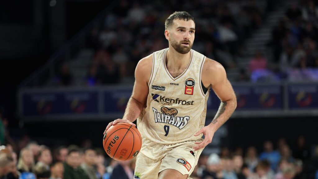Jack McVeigh has led Cairns to a 10-point win over Illawarra in the NBL.
