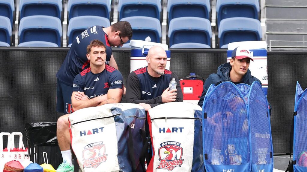 Connor Watson (left) has been undergoing a series of tests to see if he’s fit for the grand final.

