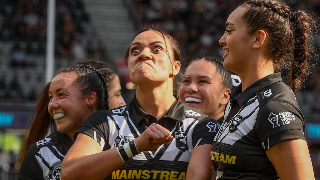 Stacey Waaka was among eight try-scorers as New Zealand crushed hapless France at the World Cup.
