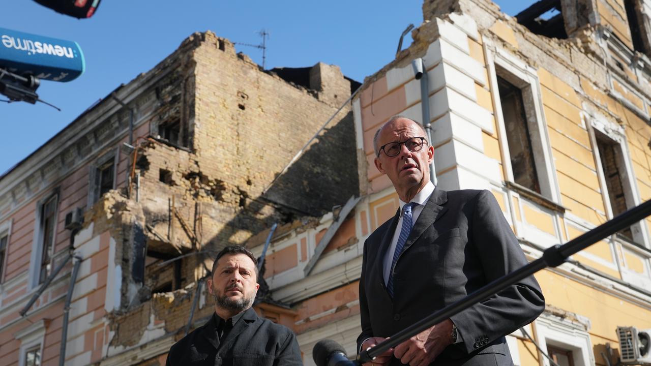 Volodymyr Zelenskiy and Friedrich Merz