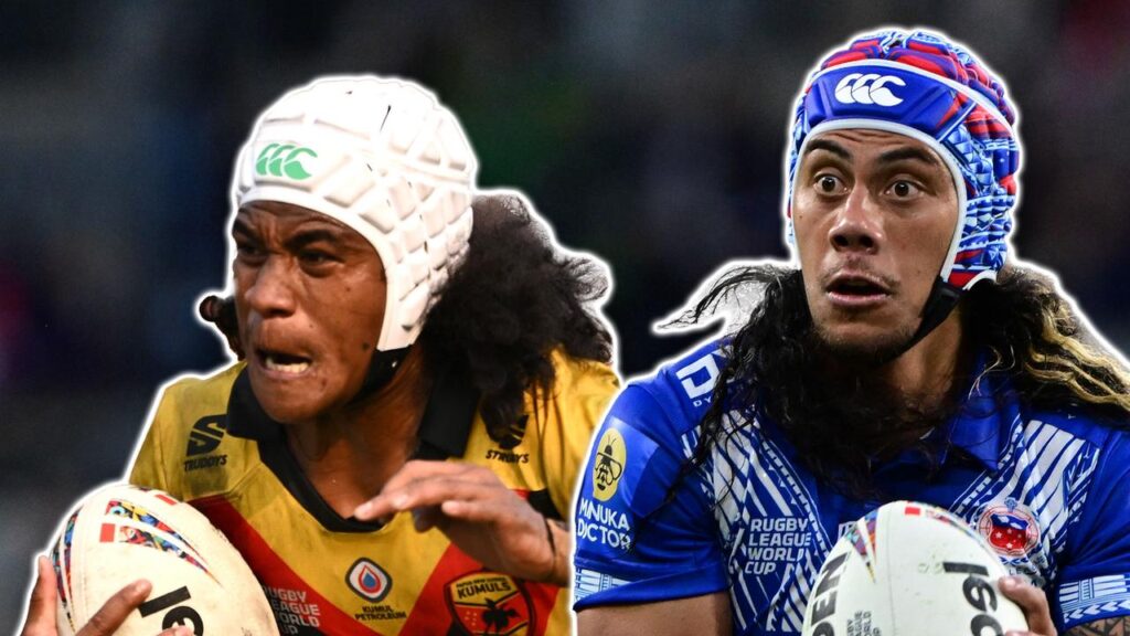It will be double vision when the Kumuls’ Gairo Voro goes head-to-head with Samoa’s Jarome Luai.
