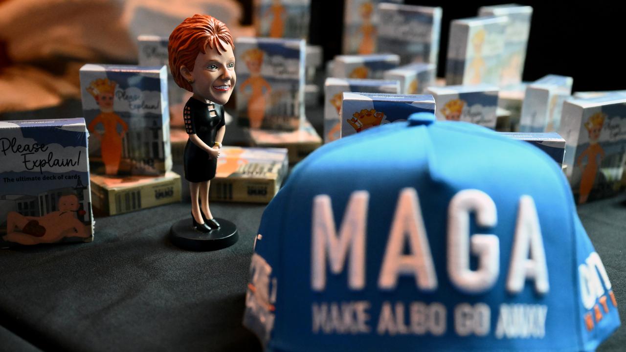Merchandise at the One Nation 2026 Victorian State Campaign