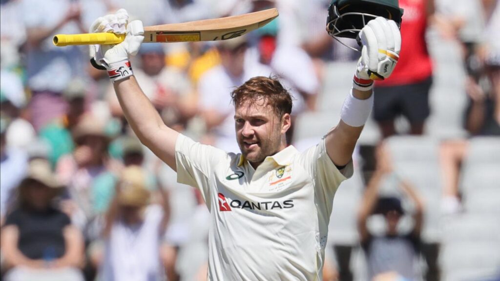 Josh Inglis has celebrated a second Test ton and helped Australia build a good lead in Cape Town.
