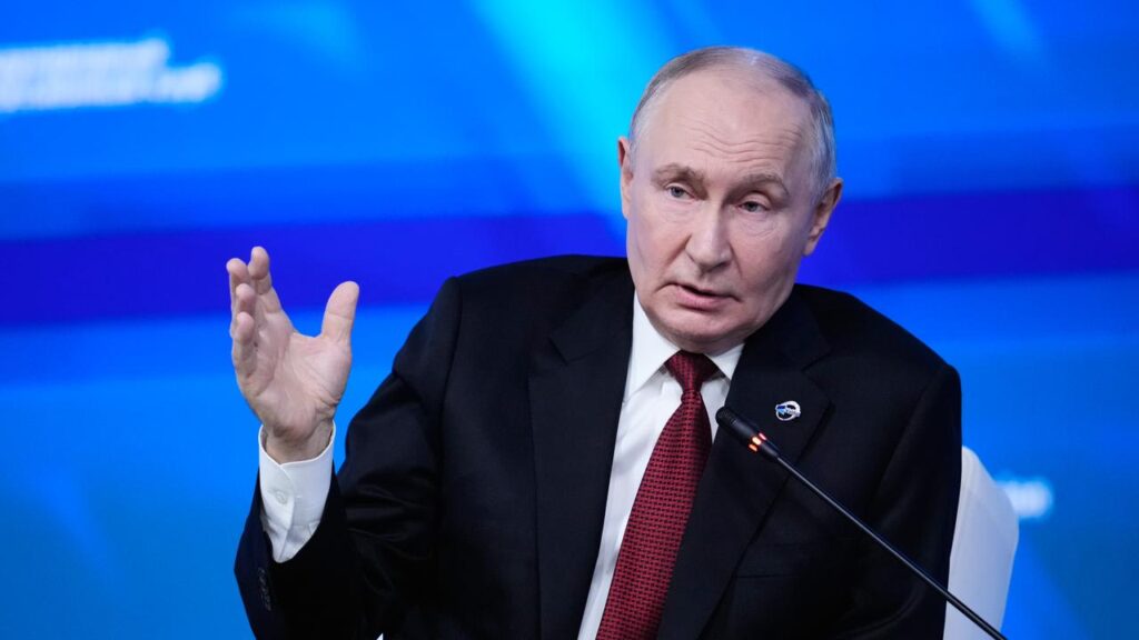 President Vladimir Putin says Ukraine’s oil refinery strikes cost Russia one per cent of its GDP.
