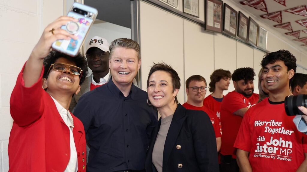 Victorian Premier Ben Carroll has hit the campaign trail as Labour seeks a fourth term.

