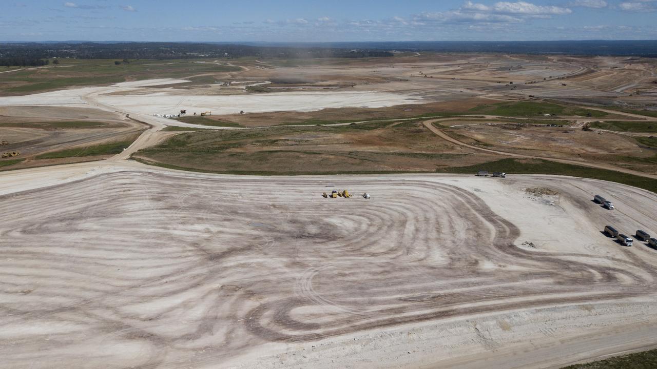 construction work at Western Sydney International Airport