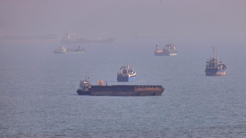 Two cargo ships have sunk near the Strait of Hormuz in the past 24 hours.

