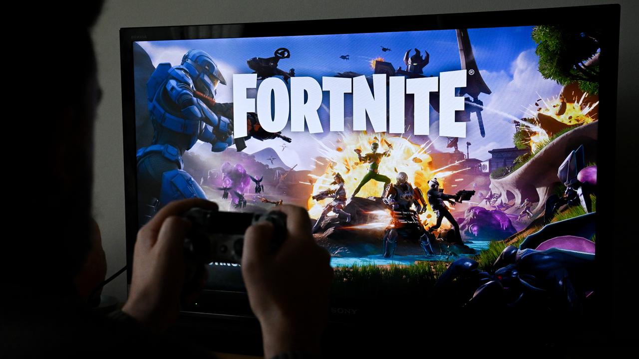 A gamer playing Epic Games' Fortnite (file image)
