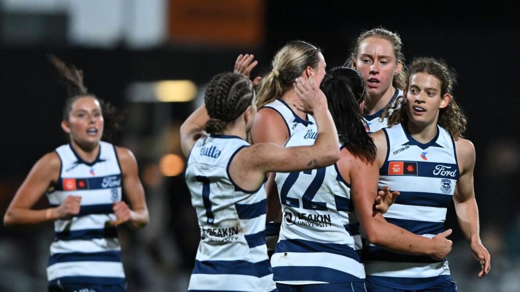 Geelong’s impressive AFLW season has continued and they’ve secured a home qualifying final.
