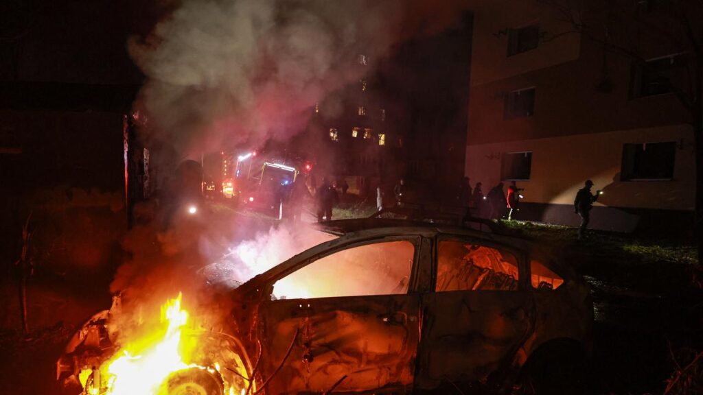 Local officials say after a Russian attack has hit the Ukrainian city of Zaporizhzhia.

