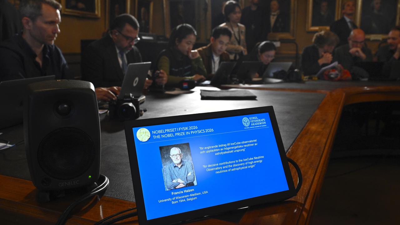 Francis Halzen is named the recipient of the Nobel Prize in physics