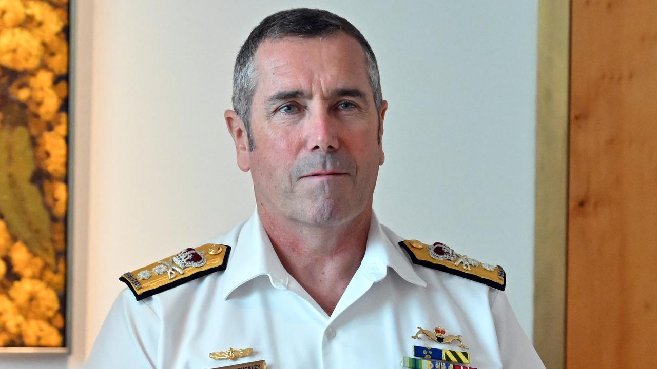 Chief of the Navy Vice-Admiral Matt Buckley
