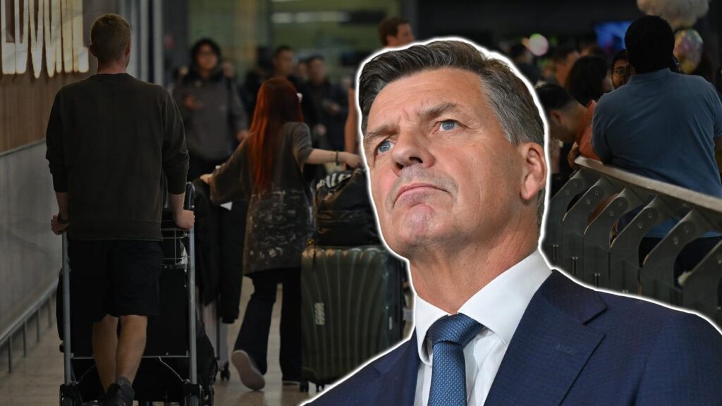 Opposition Leader Angus Taylor says the coalition will “regain control of immigration” if elected.
