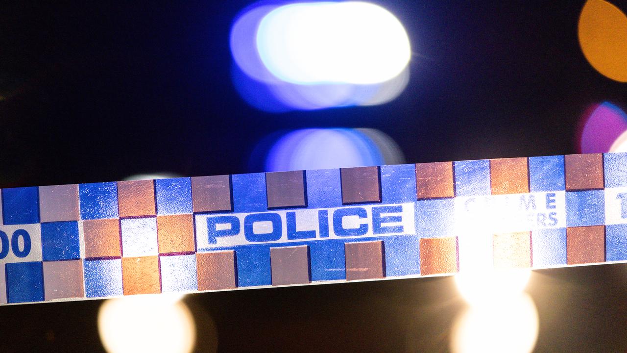 Police tape at a crime scene (file image)