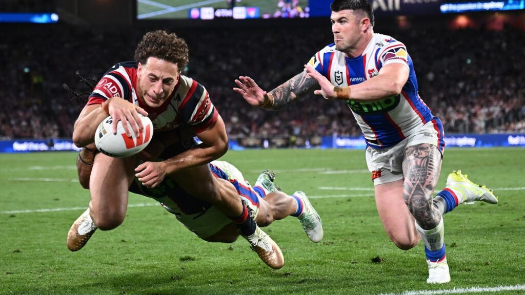 Mark Nawaqanitawase was at his inspirational best in helping the Roosters to their grand final win.

