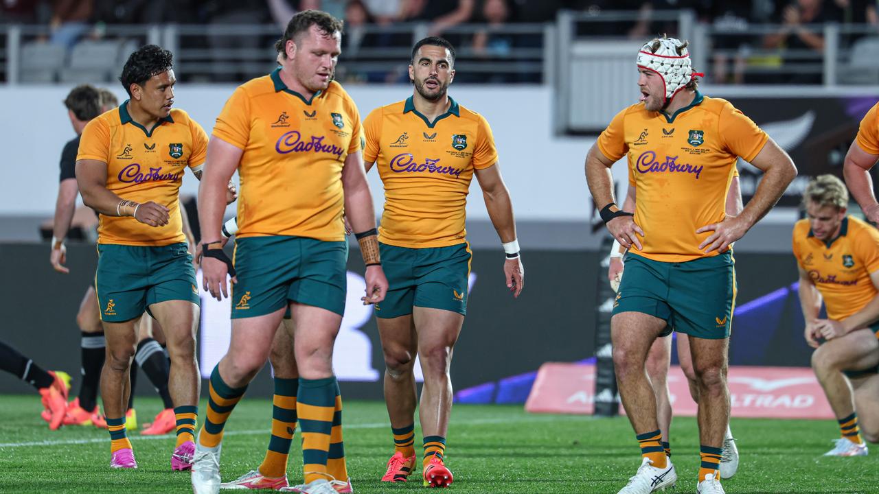 The Wallabies looking maudlin.