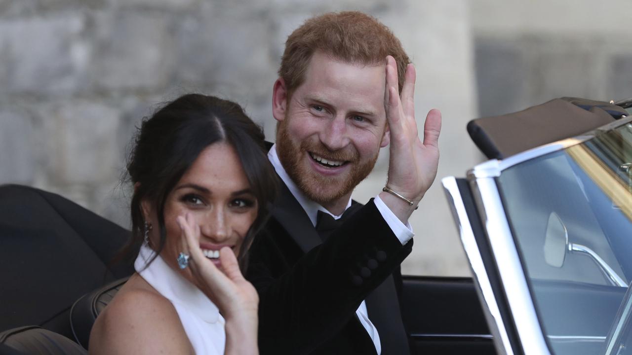 Newly married Duke and Duchess of Sussex in 2018