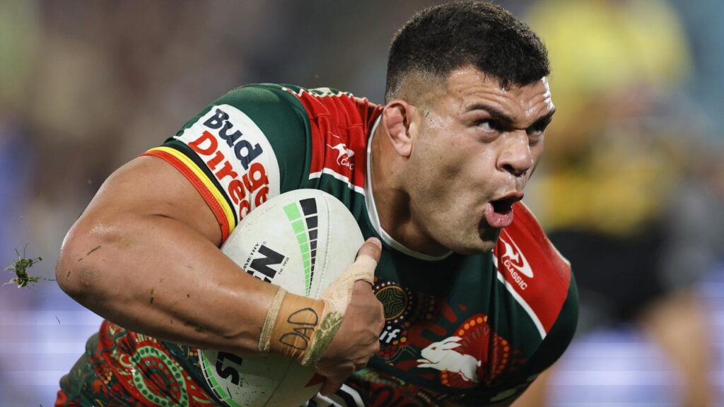 David Fifita’s resurgence continues, with the Souths forward named for his Kangaroos debut.
