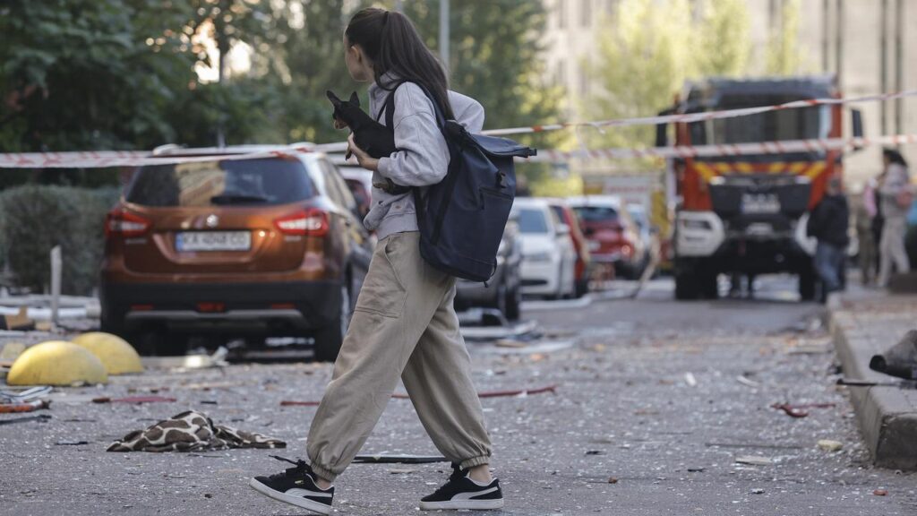 Russian forces have been launching attacks on Kyiv using drones and various types of missiles.
