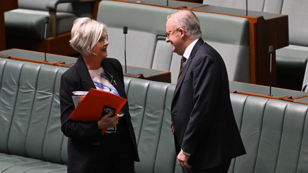 Anthony Albanese will lead tributes to respected crossbencher Helen Haines when parliament returns.
