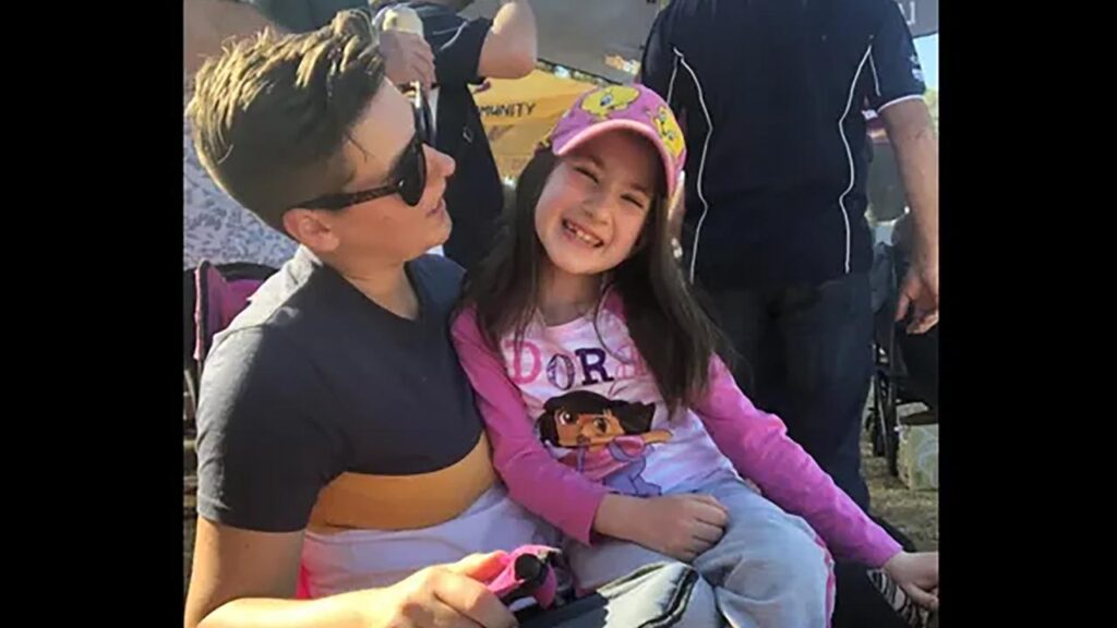 Elizabeth Rose Struhs, with sister Jayde, was killed by her parents and their fringe religious group
