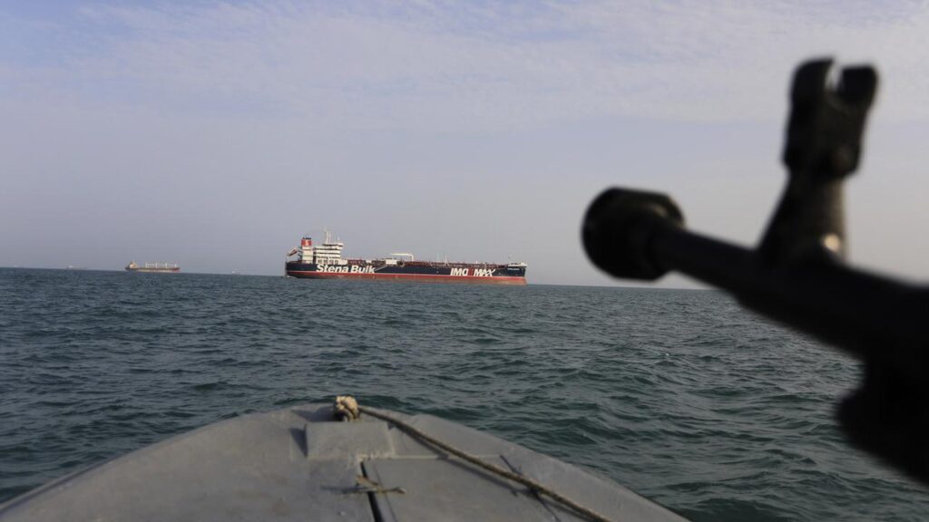 Iran’s Revolutionary Guards claimed an attack on a tanker in the Strait of Hormuz.
