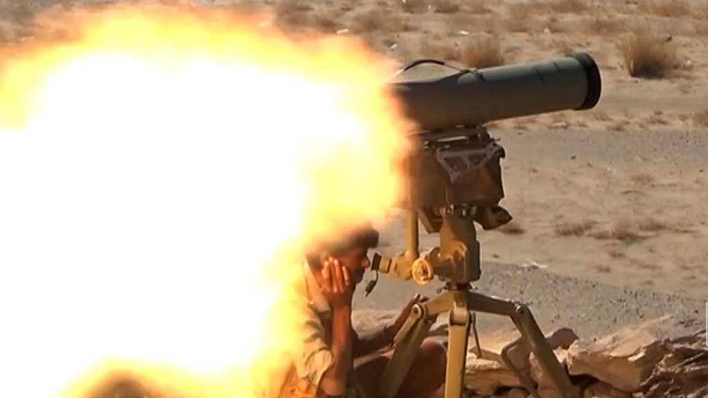 Houthi rebels say they are targeting troops from Saudi Arabia inside Yemen.

