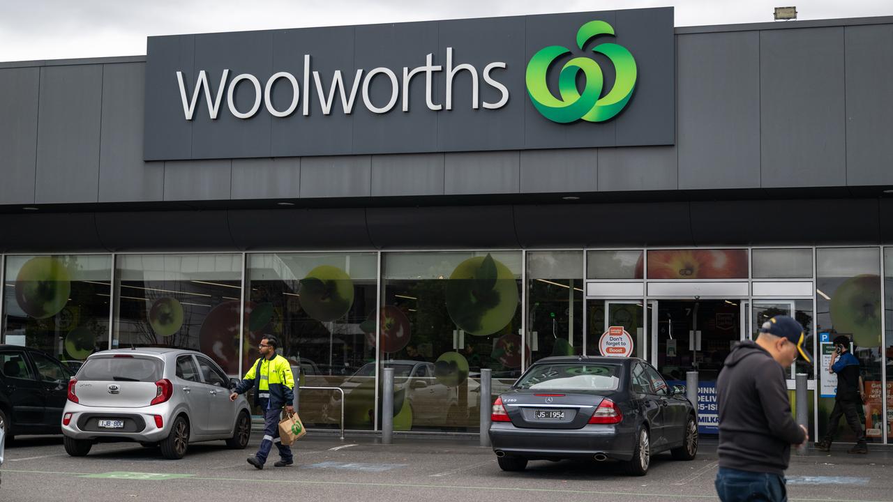 A Woolworths supermarket in Melbourne