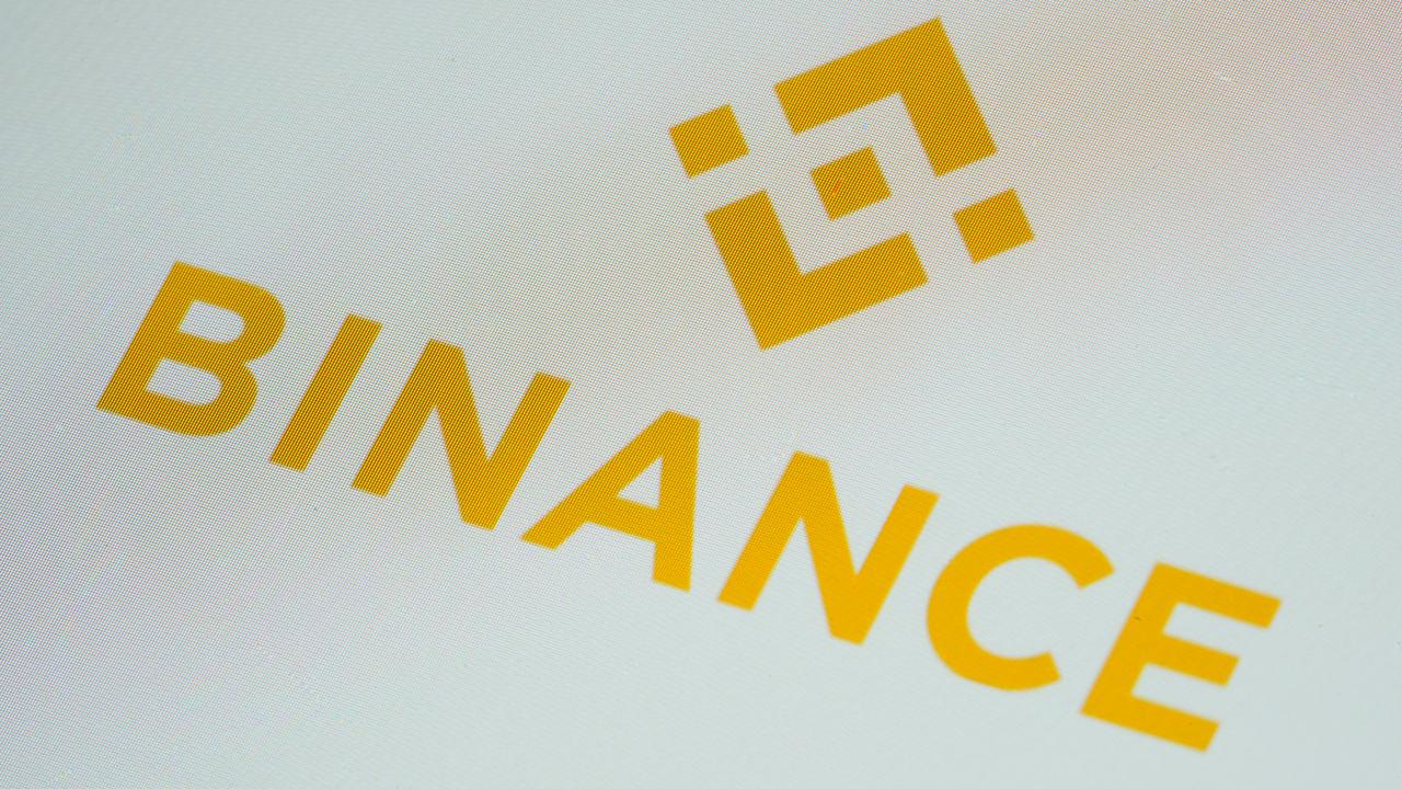 The Binance logo (file image)