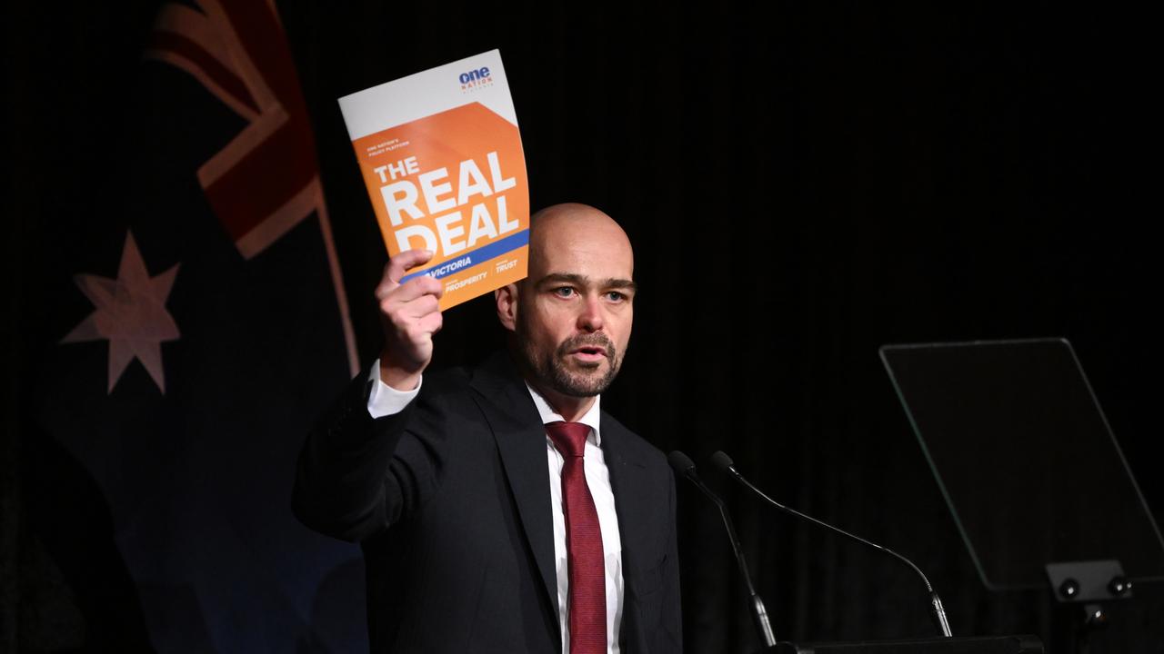 One Nation candidate Mark Nicholson