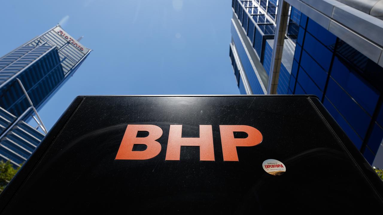 BHP signage (file image)