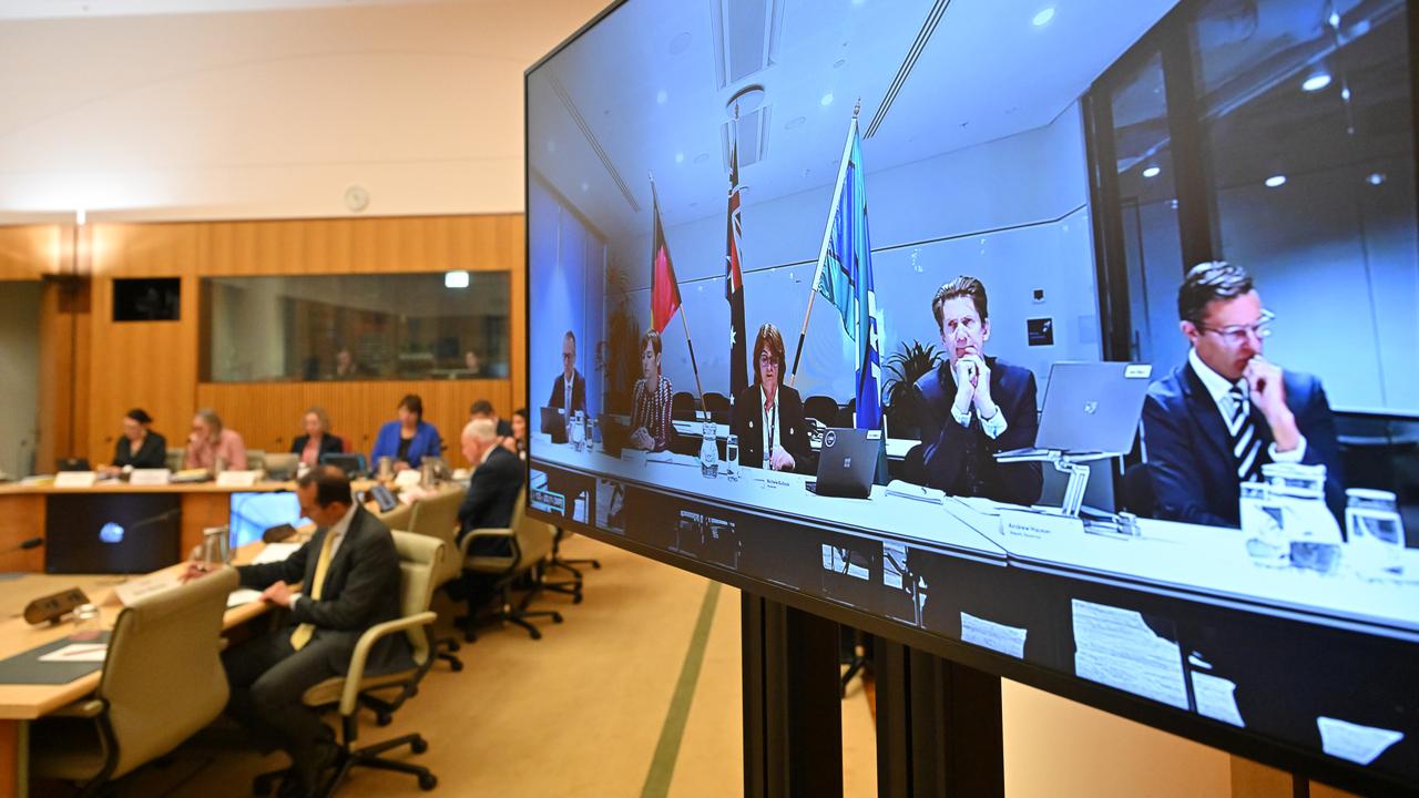RBA officials appear before a senate hearing