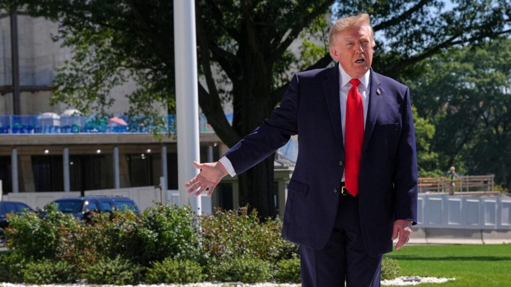 US President Donald Trump called an Iranian offer to open up the Strait of Hormuz “not good enough”.
