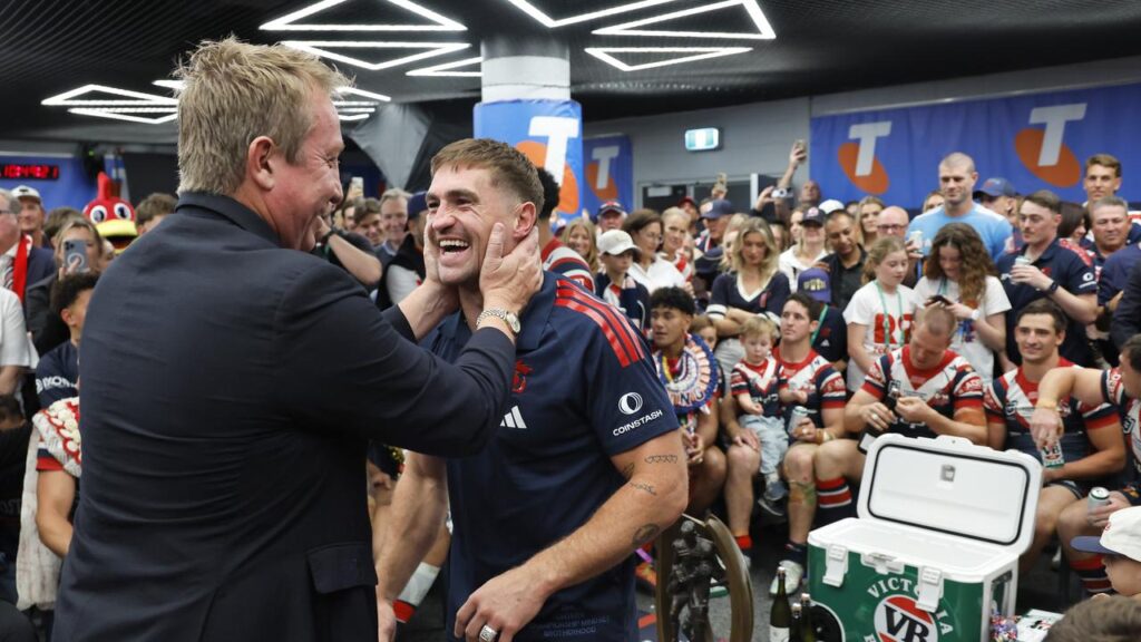 Trent Robinson has given his premiership ring for coaching the Roosters to Connor Watson.
